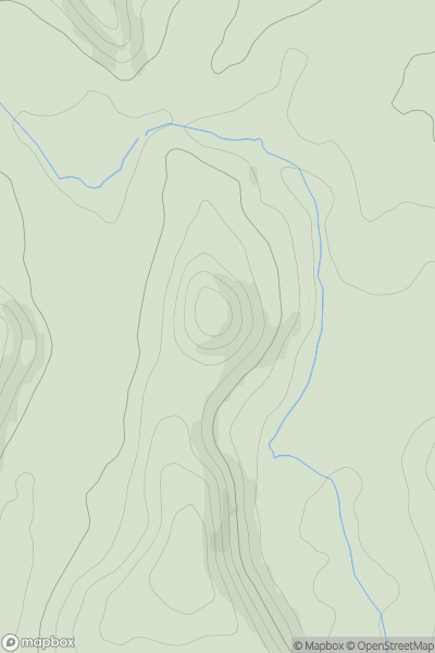 Thumbnail image for The Knoll [Neath to Chepstow] showing contour plot for surrounding peak